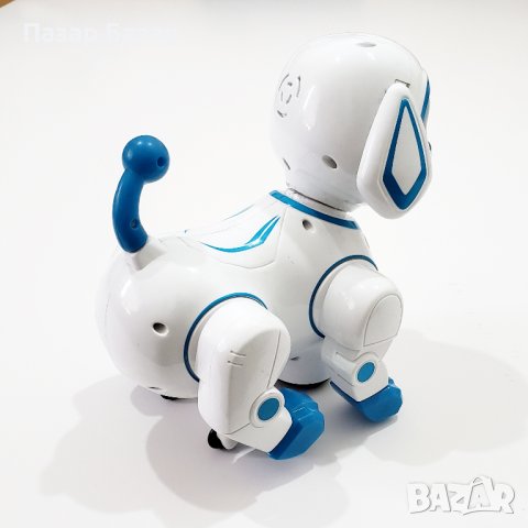 Куче Робот На Батерии Smart Playmate Кученце Светлини Музика Звук 20cm, снимка 4 - Музикални играчки - 39947786