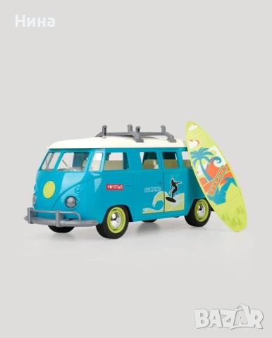 Ван Surfer Van, със звукови и светлинни ефекти и отварящи се врати , снимка 7 - Коли, камиони, мотори, писти - 54269768