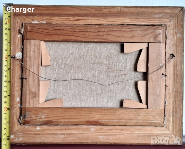 Стара картина, подписана!, снимка 5 - Картини - 53225207