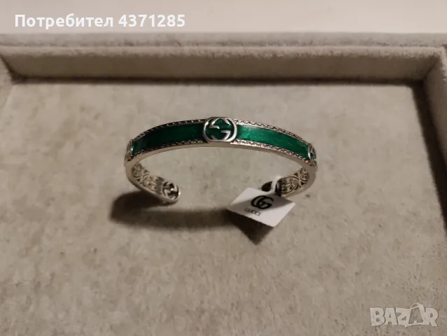 гривна stainless steel с Gucci мотиви, снимка 8 - Гривни - 48923277