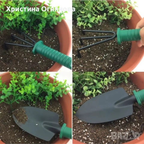 Комплект градински инструменти 5 в 1 с куфар – всичко необходимо за засаждане и поддръжка, снимка 7 - Градински инструменти - 54145850