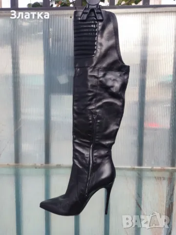 НОВИ! Дамски ботуши Дамски чизми Италиански чизми Чизми естествена кожа, снимка 2 - Дамски ботуши - 49652287
