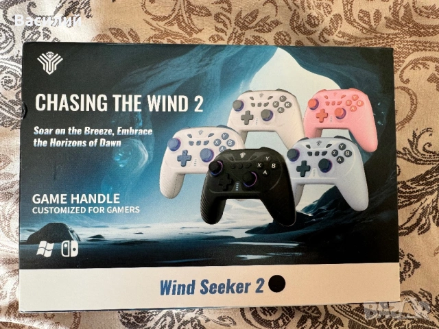 Продавам гейминг джойстик — безжичен, с вибрация и RGB, снимка 6 - Джойстици и геймпадове - 54235120