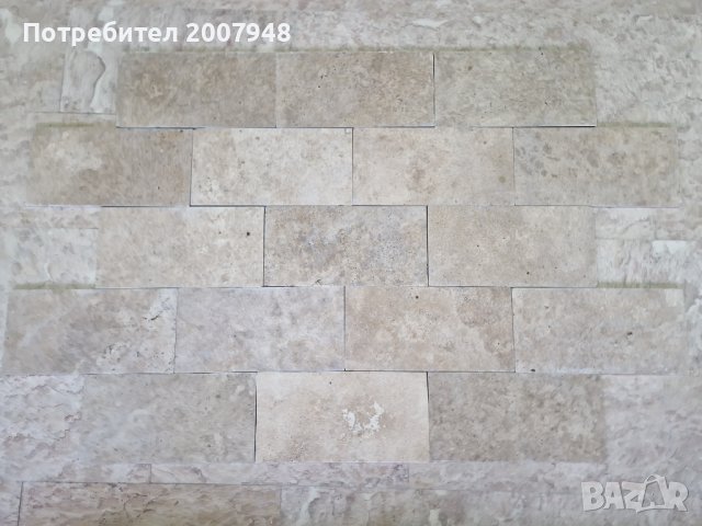 =Травертин кафяв 1.2/40.6/20.3 и 1.2/20.3/20.3  - 41 лв.м2 с ддс , снимка 3 - Облицовки - 42819318