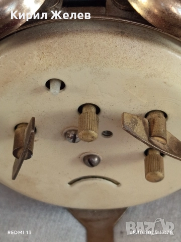 Стар механичен будилник TREASURE CHINA много красив за КОЛЕКЦИЯ ДЕКОРАЦИЯ 23575, снимка 7 - Антикварни и старинни предмети - 51953208