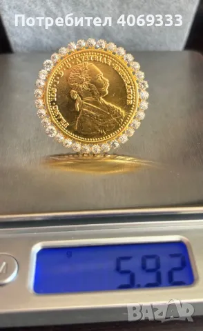 Златен пръстен 5.92гр 61р-р 14к, снимка 1