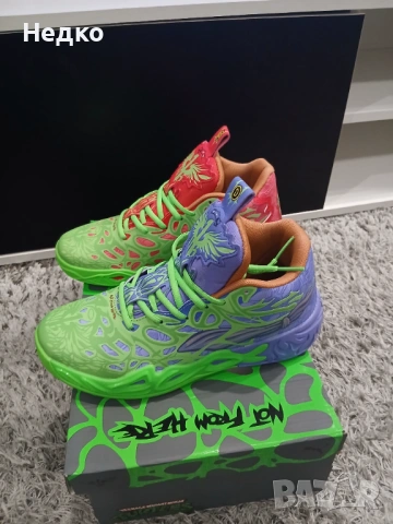 🐢 НОВИ! Puma MB.04 x TMNT – Raphael & Donatello (Limited Edition), снимка 5 - Маратонки - 54231786