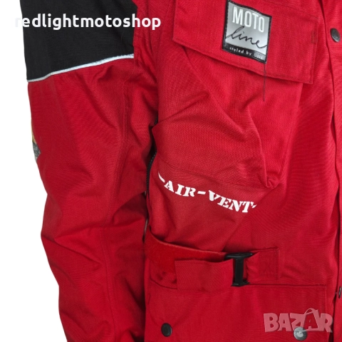 📌 5328 Moto Line – Мъжко текстилно мото яке | КАТО НОВО | Размер L | 100 лв., снимка 3 - Аксесоари и консумативи - 52260940
