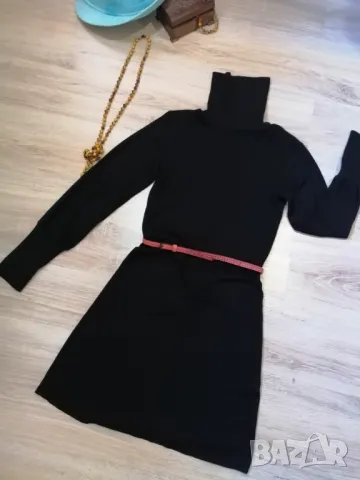 Черна дамска рокля, снимка 7 - Рокли - 49168233