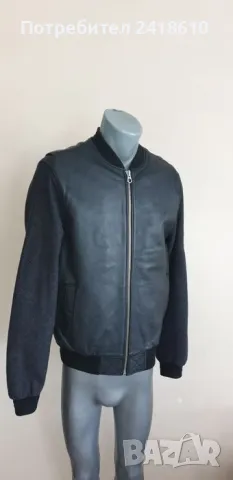 These Glory Days Leather / Wool Bomber Mens Size  L  ОРИГИНАЛ! Ест. кожа! Мъжко Яке, снимка 8 - Якета - 50209190