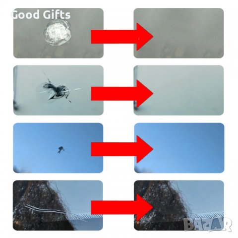 Автомобилен комплект за ремонт на предно стъкло , ФЛУИД, ЛЕПИЛО ЗА ПУКНАТИНИ НА АВТОСТЪКЛО, снимка 3 - Аксесоари и консумативи - 38354463