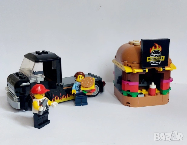 Lego Бургер ван, снимка 2 - Конструктори - 53955963