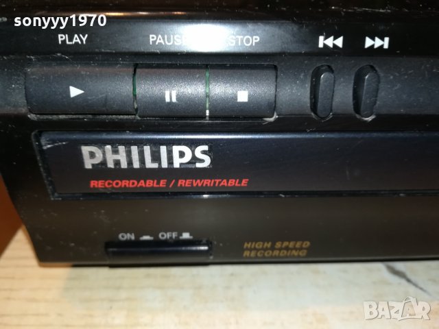 PHILIPS CDR765-AUDIO CD RECORDER-FRANCE 2711211916, снимка 12 - Декове - 34948348
