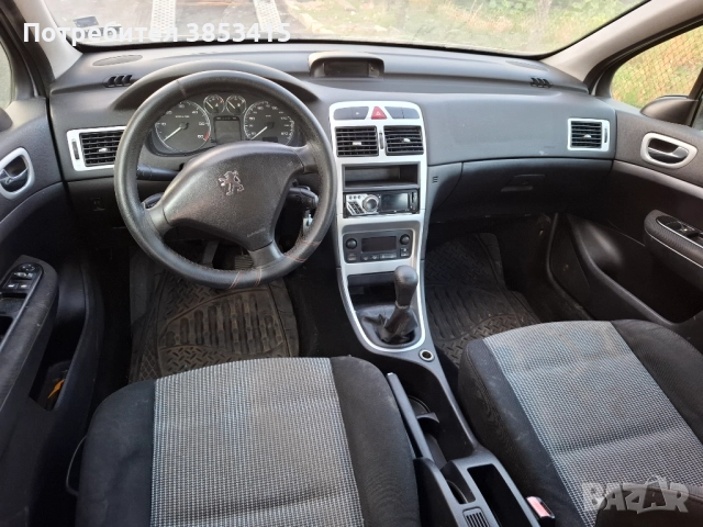 Пежо 307 фейслифт 1.6 хди 90 на части , снимка 7 - Автомобили и джипове - 51834285