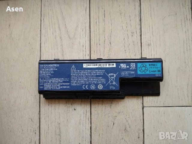 Acer Aspire 7720 7535 6930 5920 5739 5720 5520 5315 5220 AS07B31 батерия , снимка 1