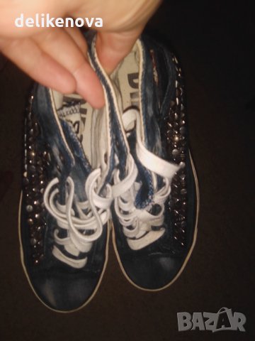 Diesel. USA Original. Size 38 Много яки кецове от деним, снимка 8 - Кецове - 25920194