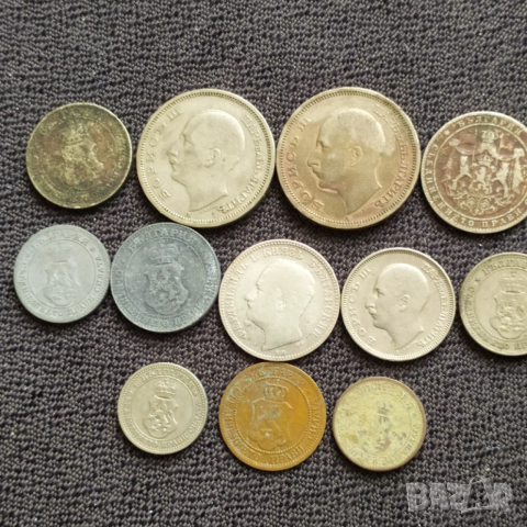 12 стари български монети  1891-1943 г., снимка 3 - Нумизматика и бонистика - 54041122