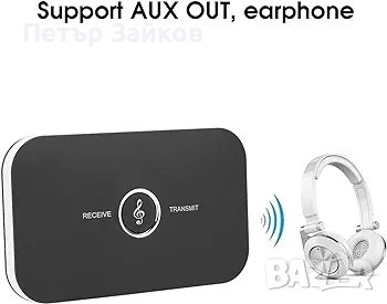 2 в 1 Bluetooth предавател, приемник, снимка 1 - Друга електроника - 42660097