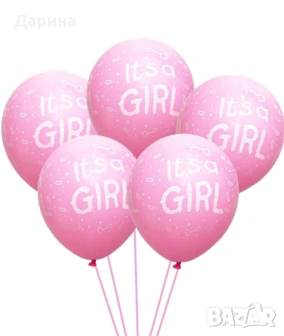 Голям балон boy or girl, банер и балони, снимка 7 - Други - 42352350