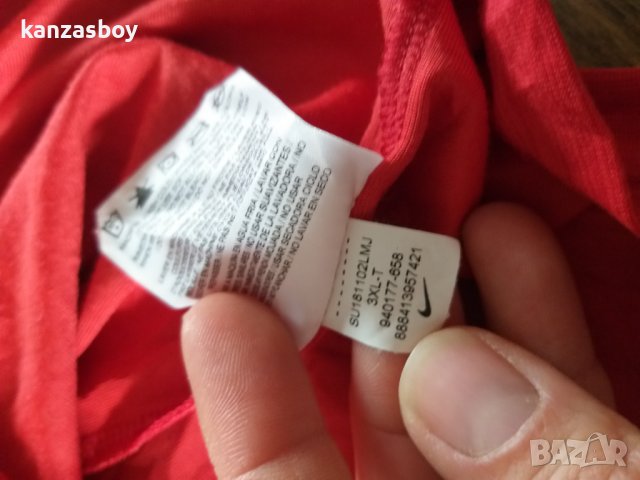 Nike - страхотна мъжка блуза 3ХЛ, снимка 6 - Блузи - 44241499