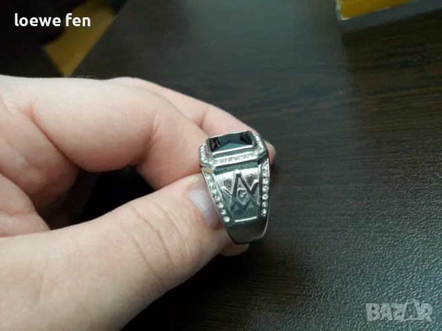 Iced Cult Silver - мъжки пръстен много красив медицинска стомана 316L, снимка 7 - Пръстени - 49550101