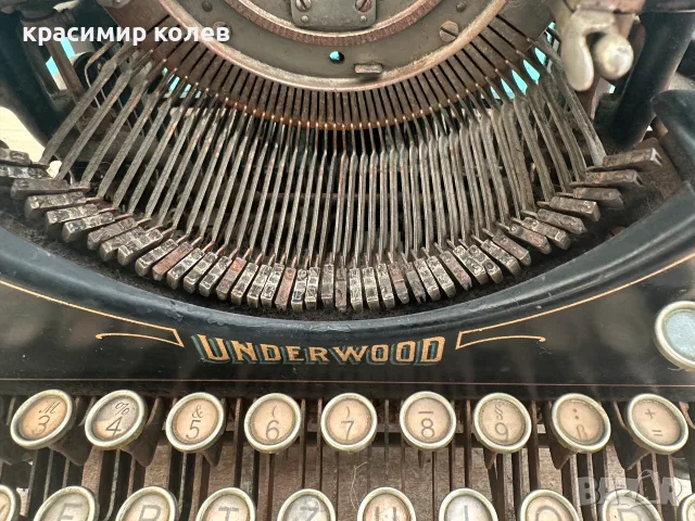 американска пишеща машина "UNDERWOOD", снимка 5 - Антикварни и старинни предмети - 56482059