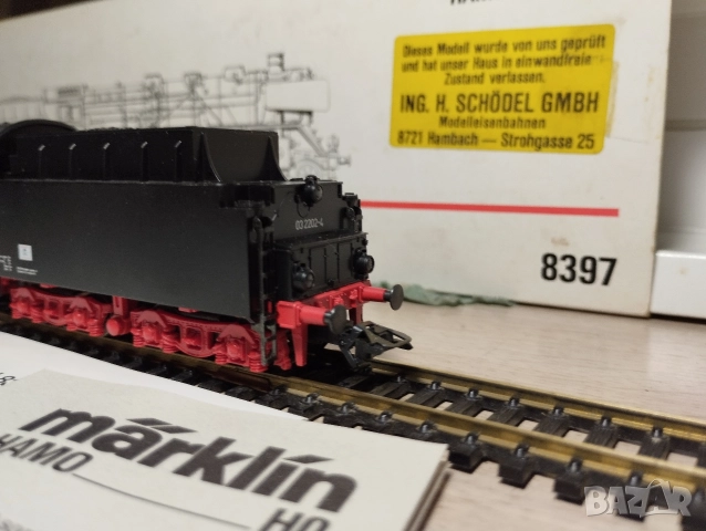 Парен локомотив Marklin HAMO(DC) HO 1/87, снимка 4 - Колекции - 52704173
