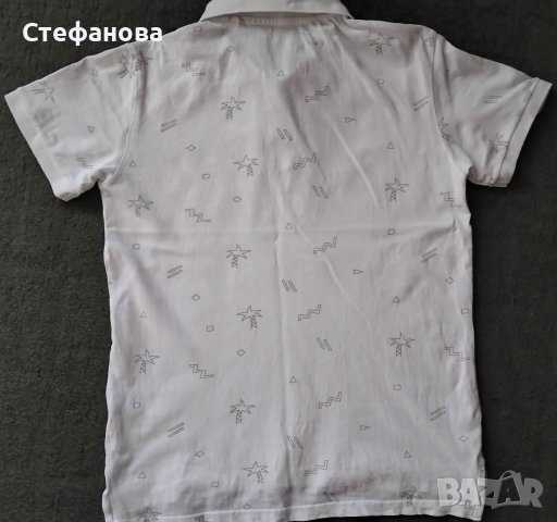 Бяла детска блуза с къс ръкав Reserved, снимка 2 - Детски Блузи и туники - 42312745