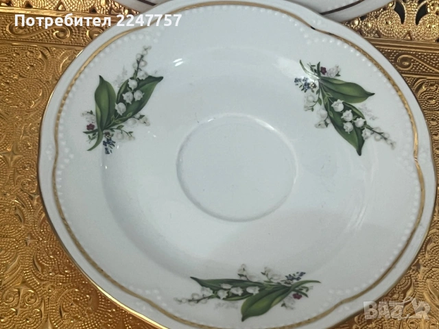 Троен сет порцелан Момина сълза, снимка 5 - Антикварни и старинни предмети - 54091750