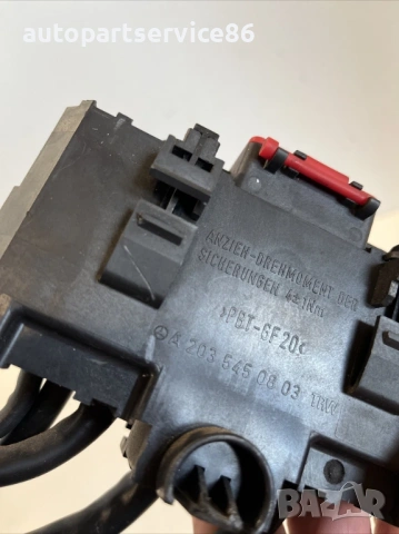 Клема за акумулатор и кутия с предпазители за Mercedes Slk R171 200K (2005) A2035450803, снимка 2 - Части - 53986925