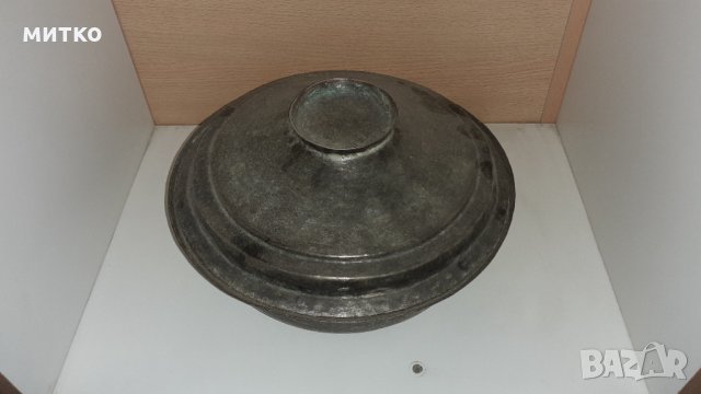 Стара медна тенджера, снимка 2 - Съдове за готвене - 31395920
