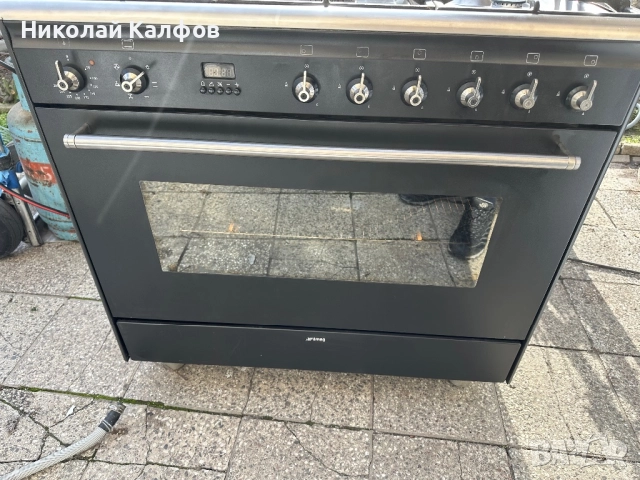 Комбинирана професионална готварска печка Смег/Smeg , снимка 11 - Печки, фурни - 52925374