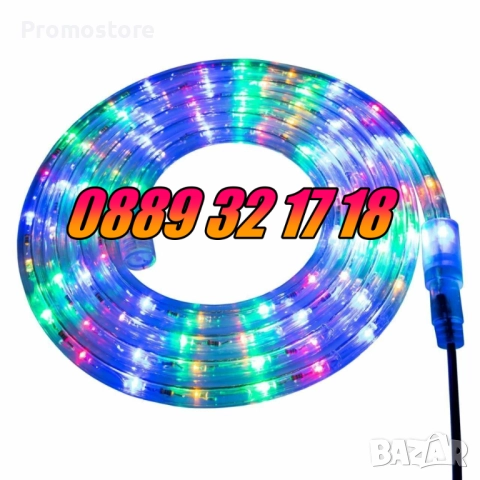 Многоцветен светещ коледен маркуч 20 м + контролер, коледна украса, снимка 3 - Декорация за дома - 52428944