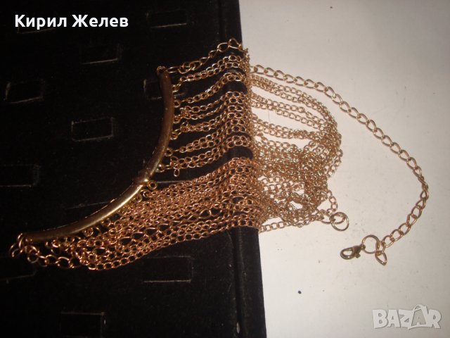 ЗЛАТИСТО КОЛИЕ МНОГО КРАСИВО 16605, снимка 5 - Колиета, медальони, синджири - 30691326
