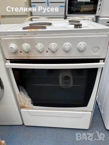 101088  свободностояща печка с фурна с газови котлони - цена 150лв или 76,69 евро     b   i - фурна , снимка 4 - Печки, фурни - 52067771