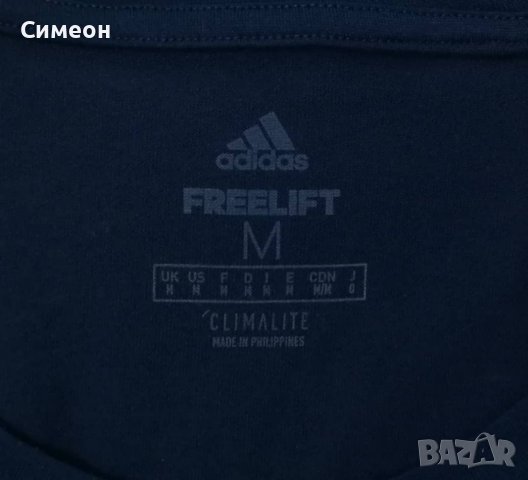Adidas FreeLift оригинална тениска M Адидас спортна фланелка фитнес, снимка 3 - Спортни дрехи, екипи - 37584064