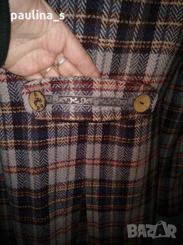 Бутикова селекция, кашмирено палто "container" / голям размер , снимка 10 - Палта, манта - 31093807