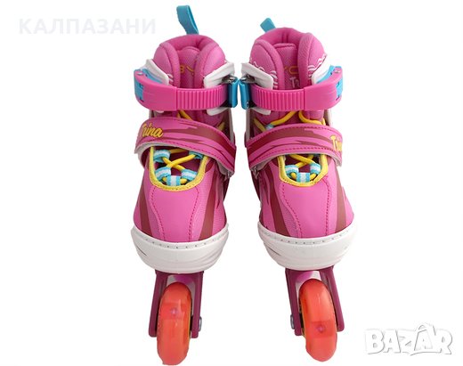 BYOX Регулируеми ролери 3в1 TRINA РОЗОВ 30-33 / 34-37 SIZE M, снимка 2 - Ролери, кънки - 29102401