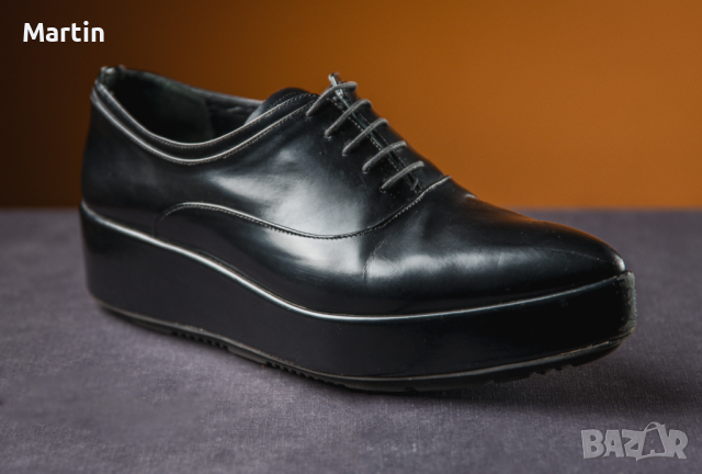 Кожени обувки PRADA, снимка 3 - Дамски елегантни обувки - 44717271