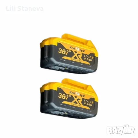 Акумулаторен Ударен Гайковерт KRAFT ROYAL 36V, 8Ah + 35 Части., снимка 2 - Куфари с инструменти - 55850657