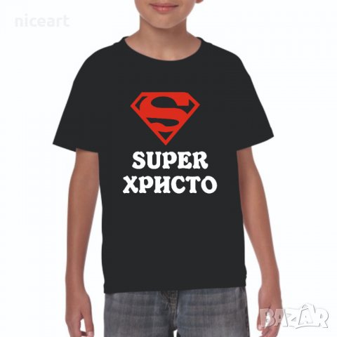 Детска тениска с надпис