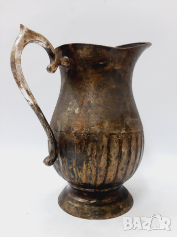 Старинна бронзова кана за вино(2.3), снимка 3 - Антикварни и старинни предмети - 44682044