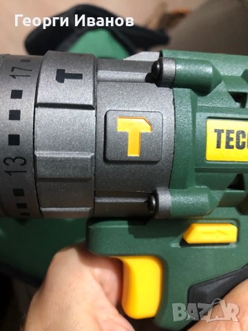 TECCPO Акумулаторен ударен винтоверт 2.0AH, снимка 10 - Бормашини - 42301901