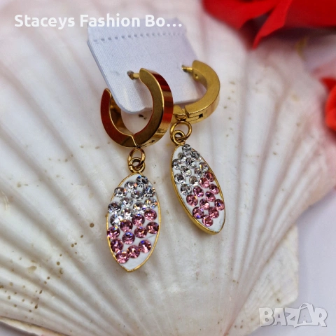 Обеци от медицинска стомана - различни модели , снимка 14 - Обеци - 53110608