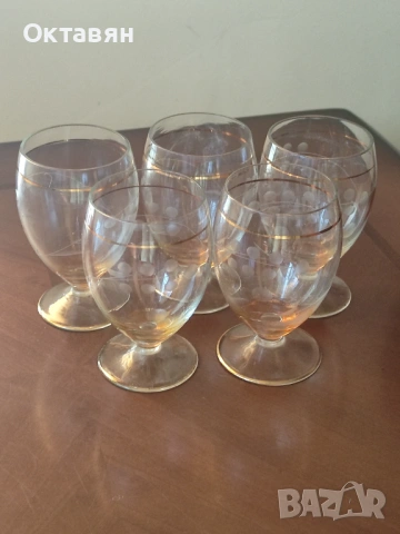 Кристални чаши за вино, снимка 8 - Чаши - 54308089