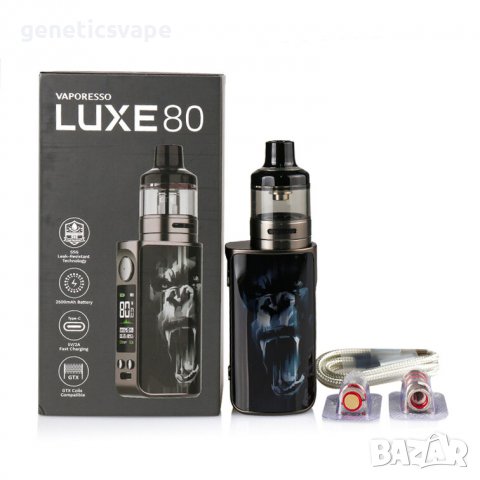 Vaporesso Luxe 80S 80W Kit, vape, наргиле, ел. цигара, снимка 3 - Вейп без пълнители - 38578492