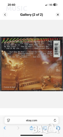 QUEEN - LIVE KILLERS CD-2, снимка 3 - CD дискове - 52750026