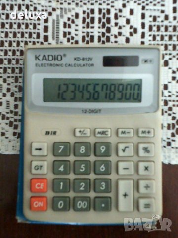 Калкулатор Kadio KD-812V, снимка 3 - Друга електроника - 30558387