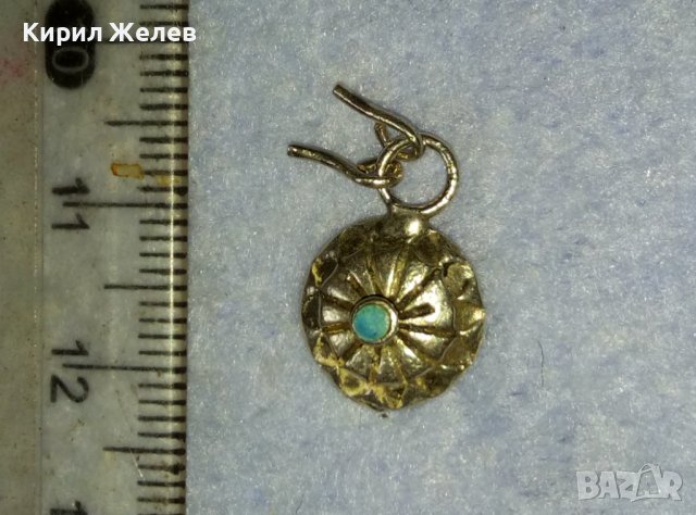 СТАРИННА ВЪЗРОЖДЕНСКА ТЮРКОАЗЕНА СРЕБЪРНА ВИСУЛКА НАКИТ УКРАШЕНИЕ РЪЧНА ИЗРАБОТКА 40056, снимка 4 - Антикварни и старинни предмети - 42486679
