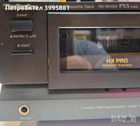 Стерео касетен дек Technics, mod. RS-BX404 PXS cap. 
, снимка 2 - Декове - 47670381